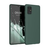 Husa pentru Samsung Galaxy A71, Silicon, Verde, 51208.171, Carcasa