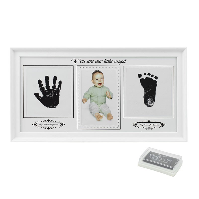 Rama foto amprenta bebe, 39x22 cm, tusiera inclusa, ProCart | Okazii.ro