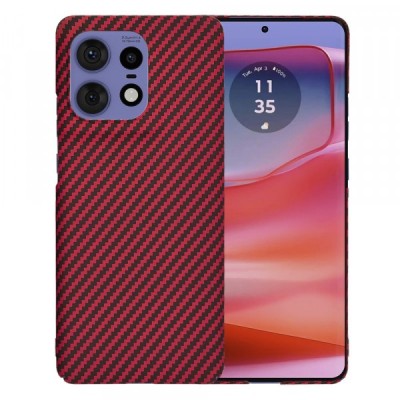 Husa pentru Motorola Edge 50 Pro, Techsuit, Carbonite FiberShell, Rosie foto