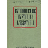 Introducere in studiul literaturii