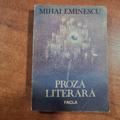 Proza literara de Mihai Eminescu