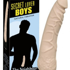 Vibrator Realistic Secret Lover Boys The Neighbour, Bej, 20 cm