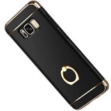 Husa Samsung Galaxy A5 2017 Elegance Luxury 3in1 Ring Neagra Protectie Anti-soc PC