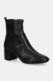 Aldo botine TIRGUS femei, culoarea negru, cu toc drept, 13805877 TIRGUS