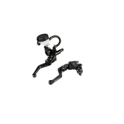Manete Moto Ambreiaj cu rezervor Cablu Pompa Frana maneta Universale Ghidon 22mm A835BLACK foto