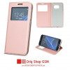 Husa Flip Carte Smart Look Samsung A705 Galaxy A70 Rose Gold