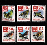Gibraltar 2002 - Păsări, porto, serie neuzata