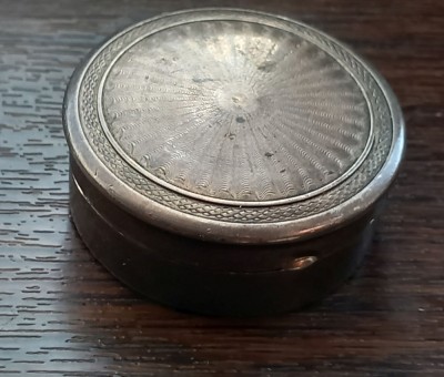 (151) CUTIUTA DIN ARGINT, PENTRU PASTILE, MARCAJ ARGINT, MANUFACTURA, 20 GRAME foto