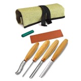 Set dalti in forma de U pentru sculptura in lemn Beavercraft SC01, 6 piese