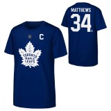Toronto Maple Leafs tricou de copii Auston Matthews Flat Captains N&amp;amp;N Ctn Tee - Dětsk&eacute; XL (13 - 15 let)