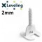 Distantiere autonivelare TWIST pt. gresie, faianta si placi - Rost de 2mm - 100 buc - XLEV-TWC2100