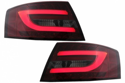 Stopuri LED Audi A6 C6 4F Limuzina (04.2004-2008) Rosu Fumuriu 7PIN Performance AutoTuning foto
