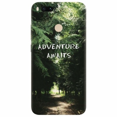 Husa silicon pentru Xiaomi Mi A1, Adventure Awaits Forest foto