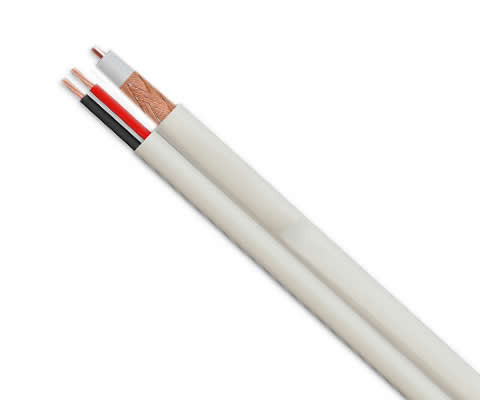 Cablu coaxial RG59 cu alimentare 0.35mm, la metru, special pentru camere  supraveghere video, cctv | Okazii.ro