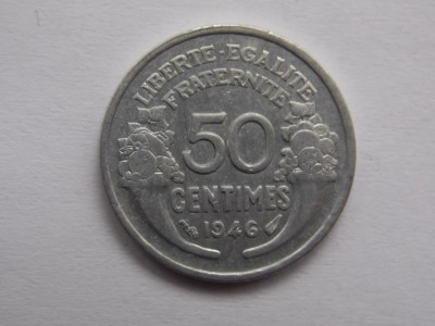 50 CENTIMES 1946 FRANTA foto