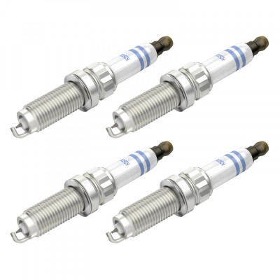 Set 4 bujii scanteie Bosch pentru BMW Seria 1, Seria 3, Mini Cabriolet, Clubman, Countryman, Paceman, Roadster foto
