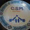 Farfurie portelan - CSM Cluj - haltere