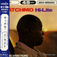 Vinil "Japan Press" Louis Armstrong – Satchmo Hi-Lite 45 RPM (-VG)