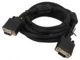 Cablu VGA D-Sub 15 pini HD Negru 5m