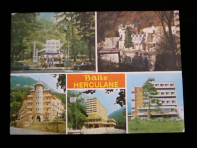 QW23 B - Carte postala - tematica turism - vedere - Romania - Baile Herculane 21 foto