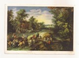 FA124 -Carte Postala- RUSIA -Hermitage Museum - jan Brueghel the Elder. Flanders, Village street, circulata 1990