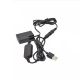 AC adapter USB ACK-E18 coupler DR-E18 LP-E17 replace Canon, Generic