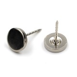 Pin cu cap plat, metalic, &Oslash;11&amp;#215;16 mm, cu caneluri