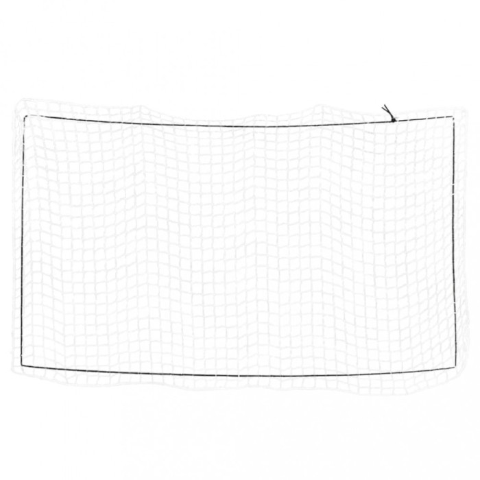 vidaXL Plasă de remorcă cu funie elastică, alb, 4,5x2,5 m, PP
