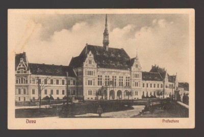 CPIB 20974 CARTE POSTALA - DEVA. PREFECTURA, LIBRARIA ROMANEASCA foto