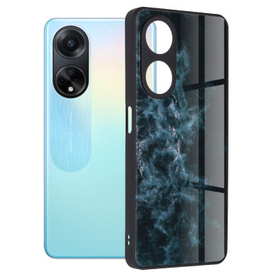 Husa pentru Oppo A98 5G, Techsuit Glaze Series, Blue Nebula foto