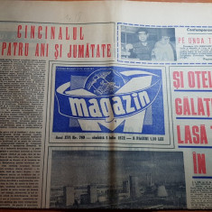 magazin 1 iulie 1972-articol despre otelarii galateni,f.c. arges