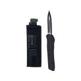 Cutit Briceag deschidere a Lamei Automata pe Buton, Metal, Lama Otel, Doua Taisuri, 24.5 cm