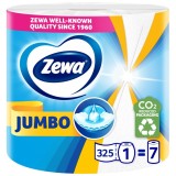 Prosop hartie Zewa Jumbo, alb, 2 straturi, L 76.7 m