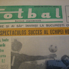 Revista Fotbal nr.78/23 noiembrie 1967-Romania-Anglia 1-0