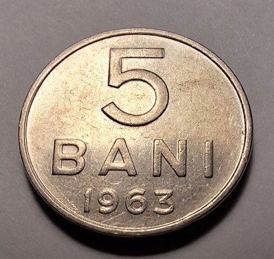 Moneda 5 bani 1963 (#2) foto