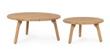 Cumpara ieftin Set 2 masute lemn natur Garita 60x35.5 cm, 80x30.5 cm