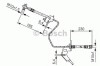 Conducta / cablu frana OPEL ASTRA G Hatchback (F48, F08) (1998 - 2009) BOSCH 1 987 476 200
