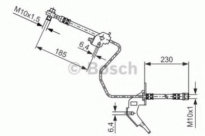 Conducta / cablu frana OPEL ASTRA G Hatchback (F48, F08) (1998 - 2009) BOSCH 1 987 476 200 foto