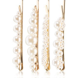 BrushArt Hair Pearl clips agrafe de par 4 buc