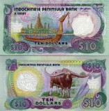 !!! FANTASY NOTE = INDOCHINA - 10 DOLARI 2021 - UNC / POLIMER / 166 x 85 mm