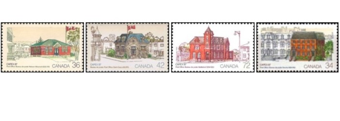 Canada 1987 - expo filatelic la Toronto, serie neuzata