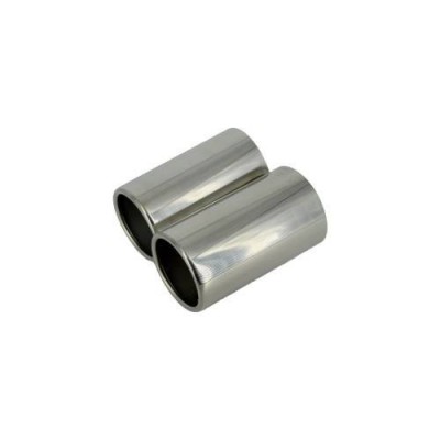 Ornament toba inox dublu compatibil AUDI, VW, Skoda , Seat foto