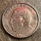 C50 - Moneda foarte veche - Mexic - 10 centavos - 1959