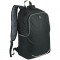 Rucsac Laptop, Everestus, BN, 17 inch, 600D poliester, negru, saculet de calatorie si eticheta bagaj incluse