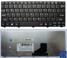 Tastatura Laptop Acer Aspire One seriile D260 D270 Neagra US/UK foto