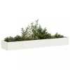 VidaXL Jardinieră alb 360x80x40 cm oțel