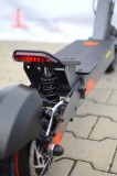 KuKirin G2 ULTRA (2026), 2 Motoare, 48v 18ah, Viteza 55 km/h, 1.600w, NEGRU+PORTOCALIU - trotineta electrica adulti, pliabila