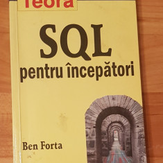 SQL pentru incepatori de Ben Forta