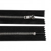 Fermoar metalic nedetasabil pentru pantaloni Crisalida, nr. 4, lungime 20 cm, Negru