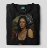 Tricou casual din bumbac 100% de barbati marimea L Mona Lisa Gioconda